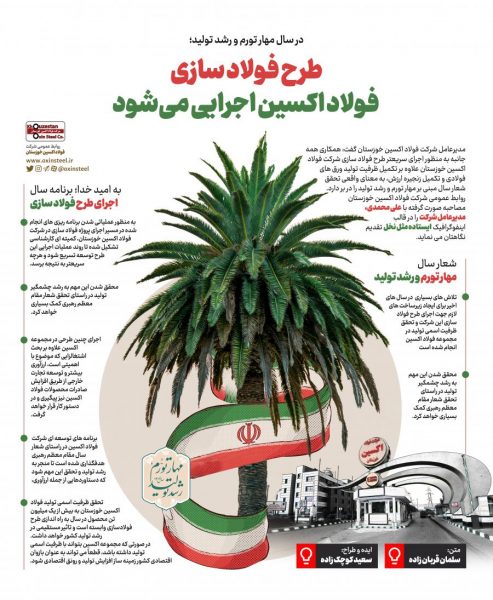 مدیرعامل شرکت فولاد اکسین خوزستان:طرح فولاد سازی فولاد اکسین اجرایی میشود مدیرعامل شرکت فولاد اکسین خوزستان:طرح فولاد سازی فولاد اکسین اجرایی میشود